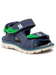 Primigi Sandały 1396000 M Granatowy. Niebieskie sandały chłopięce Primigi, z nubiku, bez zapięcia. Za 189.99 zł.