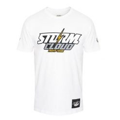T-shirt bawełniany koszulka sportowa StormCloud Biały L. Białe koszulki sportowe męskie STORMCLOUD, l, bez wzorów, z bawełny, bez kołnierzyka, bez ramiączek. W wyprzedaży za 71.20 zł.