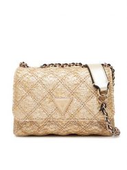 Guess Torebka Giully II Mini HWQW96 73740 Złoty. Żółte torebki do ręki damskie Guess, z aplikacjami, z syntetyku, wizytowe, bez dodatków. Za 299.99 zł.