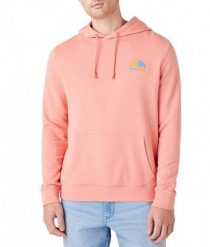 WRANGLER RAINBOW HOODIE MĘSKA BLUZA Z KAPTUREM LOGO SPICED CORAL W6H8HAX6Y 112146206. Bluzy męskie Wrangler, m, bez wzorów, z kapturem. Za 139.99 zł.