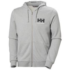 Bluza z kapturem Helly Hansen HH Logo 2.0. Szare bluzy męskie Helly Hansen, m, bez wzorów, z bawełny, z kapturem. W wyprzedaży za 338.65 zł.