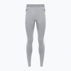 Spodnie termoaktywne damskie KADVA ALPINESTEP BAMBOO THERMO LIGHT PLUS bezszwowe. Szare spodnie materiałowe damskie KADVA, na zimę, bez wzorów, sportowe, narciarskie. Za 49.99 zł.