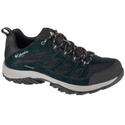 Buty Columbia Crestwood Waterproof 2100651013 czarne. Czarne trekkingi męskie . Za 481.95 zł.