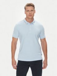 Pierre Cardin Polo C5 21374.2112 Błękitny Regular Fit. Niebieskie koszulki polo męskie Pierre Cardin, m, bez wzorów, z bawełny, bez ramiączek. Za 259.99 zł.