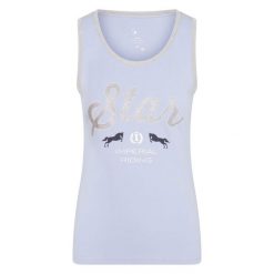 Dziewczęcy tank top Imperial Riding Shimmer. Niebieskie t-shirty i topy dla dziewczynek IMPERIAL RIDING, bez wzorów, bez ramiączek. Za 128.00 zł.