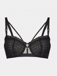 Chantelle Biustonosz balkonetka Monogram C11ZM5 Czarny. Czarne biustonosze Chantelle, bez wzorów, z syntetyku. Za 229.99 zł.