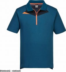 Portwest DX410 - KOSZULKA POLO DX4 - niebieski M. Niebieskie koszulki polo męskie Portwest, m, bez wzorów, bez ramiączek. Za 88.93 zł.
