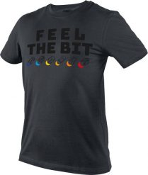 Neo T-shirt z nadrukiem, FEEL THE BIT, rozmiar XXL. T-shirty męskie NEO, m, bez wzorów, bez kołnierzyka. Za 47.88 zł.