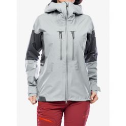 Kurtka z membraną damska Berghaus MTN Guide Alpine Pro Jacket. Szare kurtki damskie Berghaus, bez wzorów, bez kaptura. Za 1,553.99 zł.