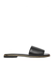 Lasocki Klapki CEO-RST-HOSTA-01 Czarny. Czarne klapki damskie Lasocki, bez wzorów, ze skóry, bez obcasa. Za 129.99 zł.