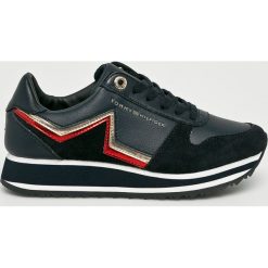 Tommy Hilfiger - Buty. Czarne obuwie sportowe damskie Tommy Hilfiger, z materiału. Za 449.90 zł.