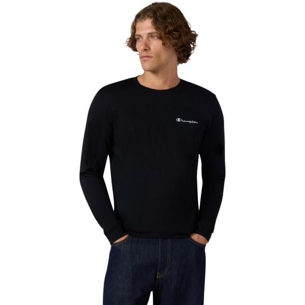 Koszulka męska Champion Longsleeve Tee. Czarne bluzki z długim rękawem męskie Champion, m, bez wzorów, bez kołnierzyka. Za 95.00 zł.