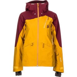 Kurtka narciarska "AstoriaM." w kolorze żółto-granatowym. Czerwone kurtki snowboardowe damskie Maloja, z gore-texu. W wyprzedaży za 861.95 zł.
