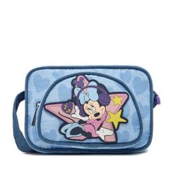 Torebka Mickey&Friends. Niebieskie listonoszki damskie Mickey&Friends, bez wzorów, bez dodatków. Za 79.99 zł.