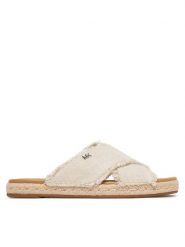 MICHAEL Michael Kors Espadryle Kenzie 40S6KZFS2D Beżowy. Brązowe espadryle damskie MICHAEL Michael Kors, bez wzorów, z materiału, bez obcasa, bez zapięcia. Za 529.99 zł.