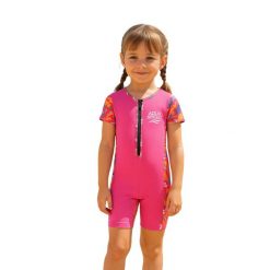 Kombinezon pływacki na basen plażę dla dzieci dziecięcy do pływania AQUA SPEED. Czerwone kąpielówki dla chłopców Aqua-Speed, bez wzorów. Za 119.90 zł.