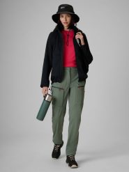 4F Spodnie trekkingowe softshell membrana 8000 damskie - khaki XXL. Brązowe spodnie materiałowe damskie 4f, l, bez wzorów, z materiału. Za 399.99 zł.