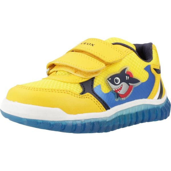 Buty GEOX LIGHTYLOO BOY Żółty. Żółte trekkingi męskie Geox, trekkingowe. Za 213.99 zł.