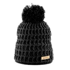 Czapka SINNER Nordic II Beanie, czarna, unisex. Czarne czapki i kapelusze damskie SINNER, na zimę, bez wzorów, sportowe. Za 200.00 zł.