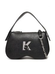 Karl Lagerfeld Jeans Torebka A3W30213 Czarny. Czarne torebki do ręki damskie Karl Lagerfeld Jeans, bez wzorów, z jeansu, bez dodatków. Za 659.99 zł.