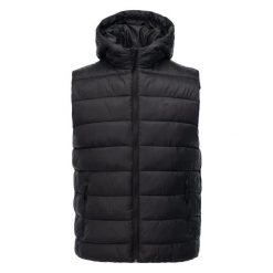 Kurtka puchowa bez rękawów Martes Essentials Mirado. Czarne kurtki męskie MARTES ESSENTIALS, l, bez wzorów, z materiału, do biegania. Za 132.96 zł.