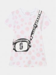 Marc Jacobs Sukienka codzienna W60146 S Écru Regular Fit. Sukienki dla dziewczynek Marc Jacobs, bez wzorów, z bawełny, bez ramiączek. Za 639.99 zł.