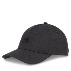 Czapka z daszkiem Calvin Klein. Czarne czapki i kapelusze damskie Calvin Klein, bez wzorów. Za 129.99 zł.