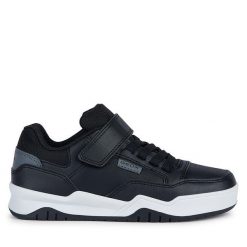 Sneakersy Geox. Niebieskie trampki i tenisówki chłopięce Geox, bez wzorów, bez zapięcia. Za 119.99 zł.