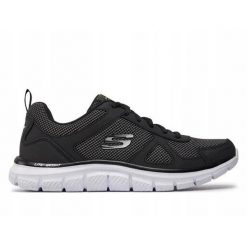 Buty Track Bucolo Rozmiar 42 Czarny - 52630-BKW. Czarne buty sportowe męskie Skechers, z gumy, bez zapięcia, na fitness i siłownię. Za 258.05 zł.