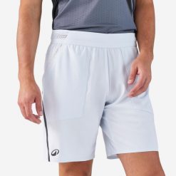 Spodenki do padla męskie Kuikma Dry+ oddychające. Niebieskie krótkie spodenki sportowe męskie KUIKMA, l, bez wzorów, z elastanu, na fitness i siłownię. Za 99.99 zł.