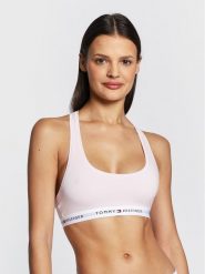 Tommy Hilfiger Biustonosz top UW0UW03820 Różowy. Czerwone biustonosze Tommy Hilfiger, bez wzorów, z bawełny. Za 109.99 zł.
