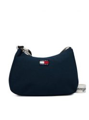 Tommy Jeans Torebka Tjw Ess Daily Shoulder Bag AW0AW18463 Granatowy. Niebieskie torebki do ręki damskie Tommy Jeans, bez wzorów, z jeansu, bez dodatków. Za 249.99 zł.
