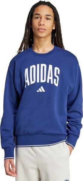 Bluza męska adidas Collegiate Sweat niebieska JM1734 XL. Niebieskie bluzy męskie Adidas, m, bez wzorów, bez kaptura. Za 391.83 zł.