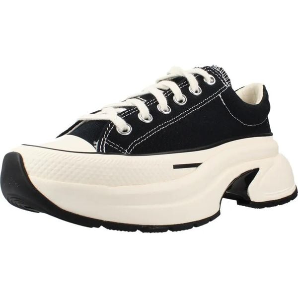 Buty CONVERSE A18465C Czarny. Czarne obuwie sportowe damskie Converse, bez wzorów, z tkaniny, na fitness i siłownię. Za 398.99 zł.