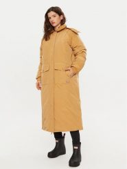 Hunter Płaszcz przejściowy HARW0014242 Brązowy Regular Fit. Brązowe płaszcze damskie Hunter, xs, bez wzorów, z syntetyku, bez kaptura. Za 649.99 zł.