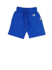 Bluza z bawełna z kieszenie na czas wolny. Niebieskie bluzy męskie LEONE 1947 APPAREL, bez wzorów, z bawełny, bez kaptura. Za 42.06 zł.