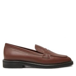 Lordsy Pollini. Brązowe mokasyny damskie Pollini. Za 1,009.00 zł.
