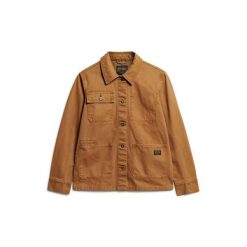 Kurtka damska Superdry Chore. Brązowe kurtki damskie Superdry., bez wzorów, bez kaptura. W wyprzedaży za 444.30 zł.