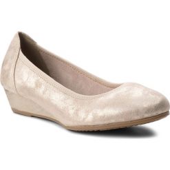 Półbuty JANA - 8-22203-20 Pepper/Lt Gold 357. Żółte półbuty damskie JANA, z materiału. W wyprzedaży za 159.00 zł.