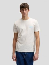 MESKA KOSZULKA LEE MEDIUM WOBBLY LEE TEE NATURAL 112376489. T-shirty męskie Lee, m, bez wzorów, bez kołnierzyka. Za 69.99 zł.
