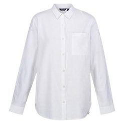 Koszula Damska Primevere. Białe koszule damskie Regatta, xl, bez wzorów, z bawełny, bez kołnierzyka, bez ramiączek. Za 243.99 zł.