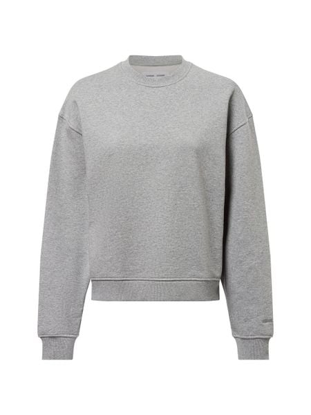 Samsøe Samsøe Bluza - Savan Kobiety Bawełna szary, L. Szare bluzy damskie Samsøe & Samsøe, l, bez wzorów, z bawełny, bez kaptura. Za 599.95 zł.