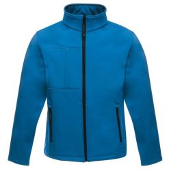 Męski Softshell Octagon II. Czarne kurtki męskie Regatta, m, bez wzorów, z softshellu, sportowe, bez kaptura. Za 153.99 zł.