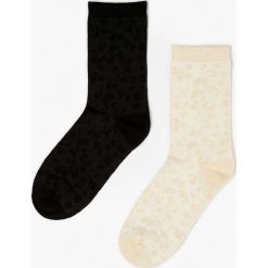2 pack skarpet w zwierzęcy wzór. Brązowe skarpety damskie MOODO, bez wzorów, z bawełny. W wyprzedaży za 14.99 zł.