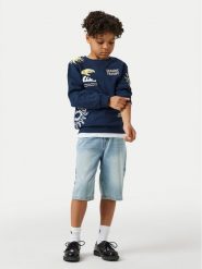 NAME IT Szorty jeansowe Ryan 13240442 Niebieski Regular Fit. Niebieskie szorty dla chłopców Name it, bez wzorów, z bawełny. Za 79.99 zł.
