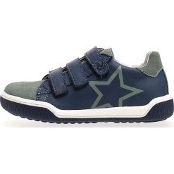 Skórzane sneakersy "William" w kolorze granatowo-szarym. Trampki i tenisówki chłopięce marki Summershoes for Boys. W wyprzedaży za 192.95 zł.