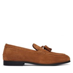 Loafersy Tommy Hilfiger. Brązowe mokasyny męskie Tommy Hilfiger. Za 649.99 zł.