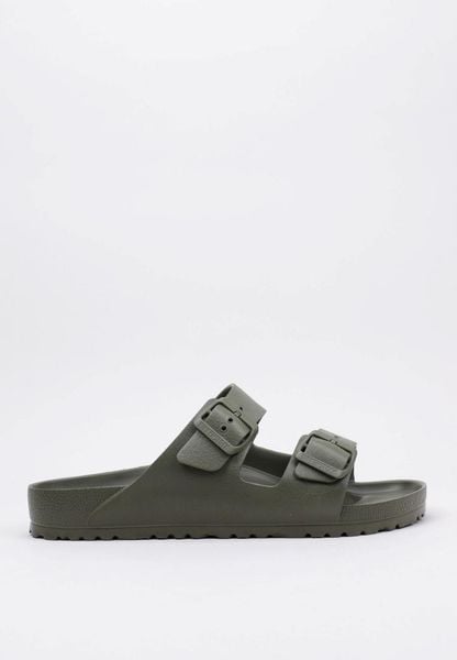 Klapki męskie Birkenstock Arizona Eva. Zielone klapki męskie Birkenstock, z materiału. Za 209.00 zł.