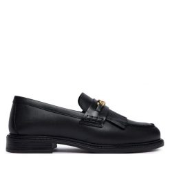 Loafersy Tommy Hilfiger. Czarne mokasyny damskie Tommy Hilfiger. Za 649.99 zł.