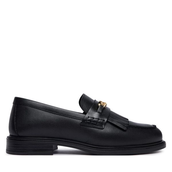 Loafersy Tommy Hilfiger. Czarne mokasyny damskie Tommy Hilfiger. Za 579.99 zł.